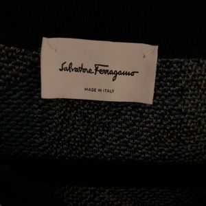 Salvatore Ferragamo knitted collar shirt